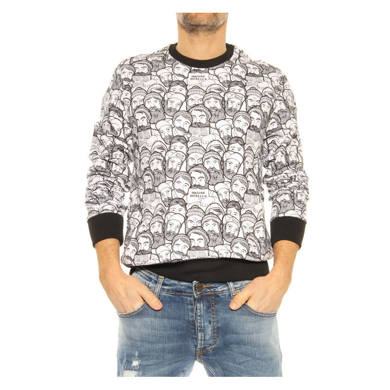 Sweater “Ardenzi“ Frankie Morello black-white